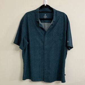 Kuhl Men's Teal Button Down Shirt